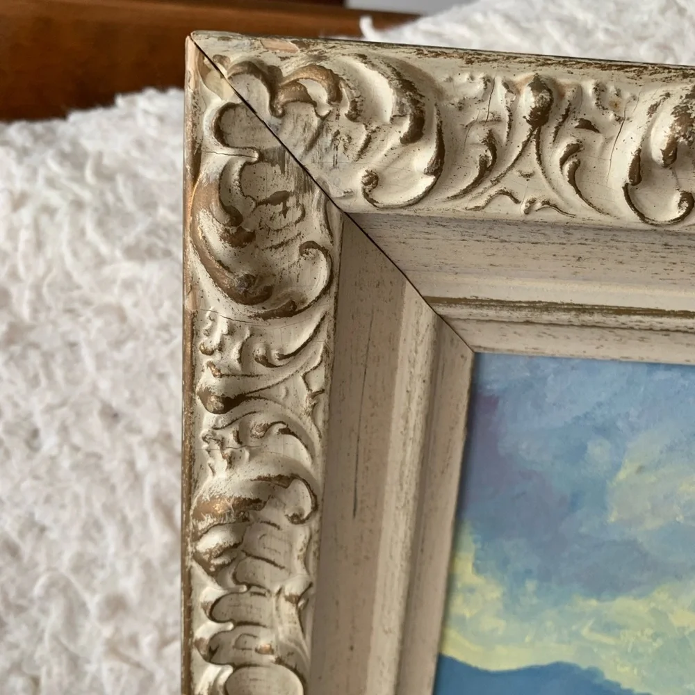 Vintage Original Painting on an Ornate Frame